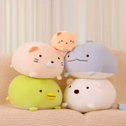 Kissen 3090 cm süße Ecke Bio Kissen japanische Animation Sumikko Gurashi Plüschspielzeug gefülltes weiches Valentinstag Geschenk für Baby Kinder Mädchen Geschenke