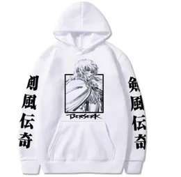 Japan Anime Berserk Griffith Manga Hoodies Sweatshirt Pullover Tops Long Sleeve Hip Hop Fashion Man Cartoon Hoodies sweatshirt Y083436437