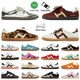 Skor vegan och casual skor för män kvinnor designer tränare moln vit kärna svart bonners coll egiate grönt gummi utomhus platta sport sneakers