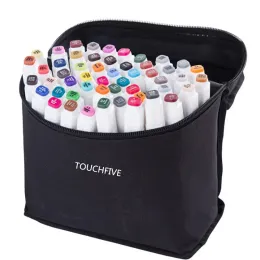 Markers Touchfive 1 Colors Single Art Markers Brush Pen Sketch Alcohol Based Markers Dual Head Manga Drawing Pens Art Supplies