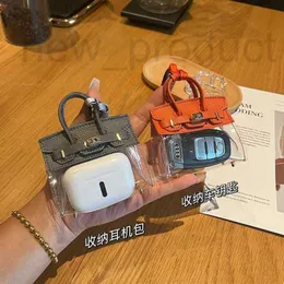 Acessórios Embalagem Designer Mini bonito Aipods fone de ouvido saco protetor caso universal internet celebridade transparente saco criativo carro chave saco de armazenamento