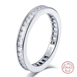 Choucong Фирменные новые роскошные ювелирные изделия из чистого 100% стерлингового серебра 925 пробы, полный T, огранка принцессы, белый топаз, драгоценные камни, обручальное кольцо, кольцо в подарок N319a