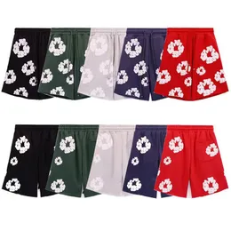Men's Shorts American style co branded kapok foam printed loose shorts, sanitary pants, men's and women's sports pants size s-xl