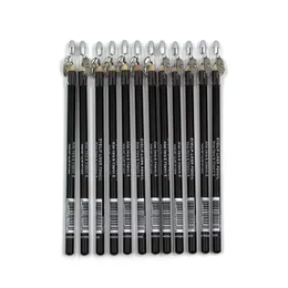 Eyeliner Twist Up Pen Eyeliner Matite per sopracciglia con temperamatite Matita per labbra nera e marrone Aloe Vera Vitamina E Impermeabile Facile da indossare Lo Dhb24