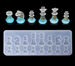 International Chess Shape Silicone Mold DIY Clay UV Epoxy Resin Mold Pendant Molds for jewelry4891096