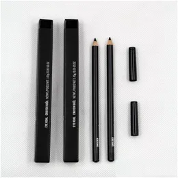 Eyeliner Crayon Smolder Eye Kohl Preto Cor Lápis Delineador À Prova D 'Água Com Caixa Fácil De Usar Maquiagem Cosmética Natural De Longa Duração Dro Dhaud