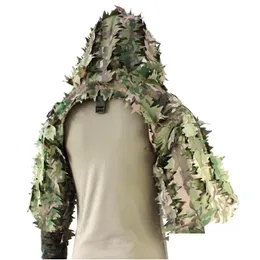 Охотничьи комплекты, снайперский маскировочный костюм, тактический военный костюм для стрельбы Mticam, 3D лазерная резка, уличный камуфляж, легкое пальто, Прямая доставка Dhmiq