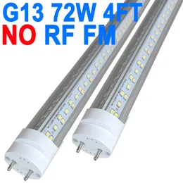 T8 72 Watt bianco freddo, lampada fluorescente a tubo lineare T8, lampadina di ricambio per lampada T8, base bi-pin G13, lampada fluorescente sostitutiva, 6500K Garage Barn crestech