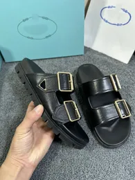 Designer Tasman Chinelos Monk Strap Sapatos Triângulo Raffias Sandália Straw Weave Mulher P Viagem Plana Tazz Slipper Plataforma Sliders Mulheres Sandale Beach Slide Preto