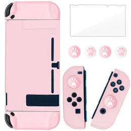 Cases 3 in 1 Protective Cover Case for Nintendo Switch and JoyCon Controller with Screen Protector and Thumb Grips Dropshipping