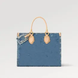 2024 neue Modedesigner-Tasche Retro-Denim-Tasche Damen-Umhängetasche Luxus-Handtasche Tramp Umhängetasche Blaue Denim-Umhängetasche M57790 M24564