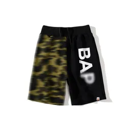 Men's Shorts designer Simple and loose printed fur edge casual summer sports pants fitness sports shorts M-3XL