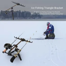 Tools Ice Fishing Triangle Bracket Camera Tripod Fish Rod Holder Fishing Gear