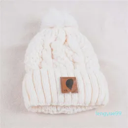 Шапка-бини, дизайнерская оригинальная осенне-зимняя шерстяная вязаная шапка, плюшевая утолщенная шерстяная шапка из жареного теста, мужская и женская однотонная