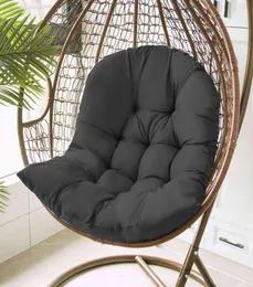 Äggstol Hammock Garden Swing Cushion Hanging Chair with Backrt Decorative Cushion7323973
