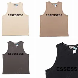 Herr designer t-shirt ess stylist t-shirts män sommartryck brev lös hip hop trend tank top lyx casual wear gfgffg dd