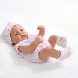 17 cali 45 cm Reborn Dolls lalki zabawki dziewczyna refelike Reborn lalki pełne ciało silikonowa dziewczyna lalka bebe zabawki świąteczne prezenty 240223