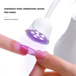 Nail Dryers LED Lamp Rose Flower 16W Dryer Light Professional USB Charging Polish Gel Fast Drying Curing Manicure Tool