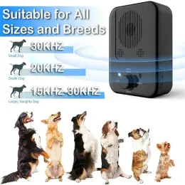 Collars Ultrasonic Dog Barking Trainer Outdoor Pet Dogs Anti Barking Control Device Bark Stopper Puppy Training Supplies Dropshipping