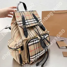 Duffel Bags High quality designer bag women fashion designer backpack Men travel backpack Classic checked clamshell schoolbag backpack