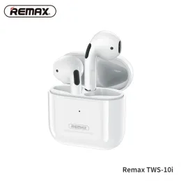 Cuffie Remax TWS10i TWS Aurnatore Bluetooth Hifi Cuffie Wireless Aurbone Controllo Auricolare Afferido Afferido per Xiaomi Huawei Telefono