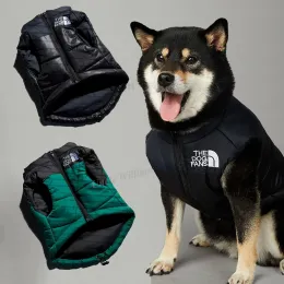 Jackor Dog Face Punch Pet Jacket Winter varm regnrock Anti bomullskläder Vindtät regntät hundrock för valp stora hundförsörjningar