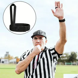 Balls 1/4Pcs Football Field Marker Indicator Wristband Black Team Down Referee Length Drop Delivery Sports Outdoors Athletic Outdoor A Dhbrf