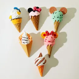 Brooches 2024 Cute Resin Ice Cream Brooch Pin For Women Kids Sweet Cone Acrylic Pins Badges Jewelry Bag Costume Accessories