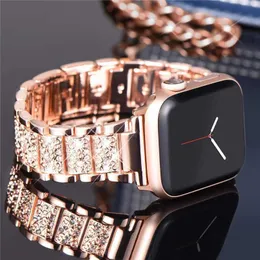 DesignerDiamond Case+Strap For Apple Watch Series 8 7 41mm Ultra 49mm 45mm Stainless Steel Band for iwatch 8 se 6 5 4 3 40 44mm 38 42mm designer