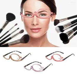 Sonnenbrillen Brillen Rotierende Make-up-Lesebrille 1,0- 4,0 Dioptrien Sehpflege Faltbrille Bunter Rahmen Kosmetik
