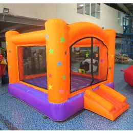 4x4x3mh (13.2x13.2x10ft) Gratis dörrleverans utomhusaktiviteter Multi-färg Uppblåsbart studshuspastellbröllop Bouncer Bouncy Castle