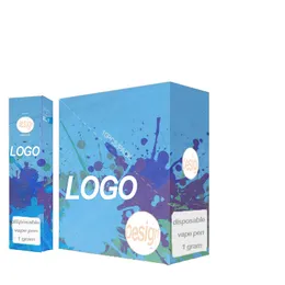 Customized Package Box Disposable E-Zigaretten benutzerdefinierte Logo-Paketpaket-Display-Kartons Flachwagen Dicke Öl leer OEM wiederaufladbare Batterie Keramik-Spulen-Verdampfung