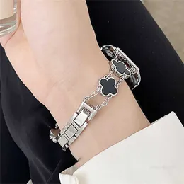 Designer verstellbare Smartwatch-Armbänder aus Edelstahl Serie 7 6 5 Bling Diamond für iwatch 45mm SE DesignerKFGVKFGV