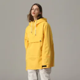 Giackette nuove giacche da sci per donne uomini inverno inverno impermeabile sportivo da alpinismo top con cappuccio per lo snowboard antivento termico