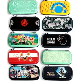 Nintendo Switch Lite/OLED Taşınabilir Depolama Çanta Sabit Çanta ile Torba Kılıfı Oyun Kartı Yuvası İç Cep NS Lite Aksesuarları