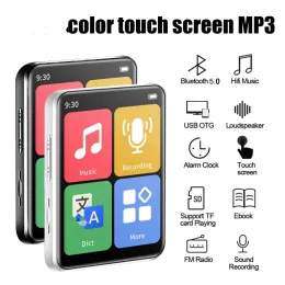 Плееры 8128 ГБ Мини Bluetooth с сенсорным экраном MP3-плеер Walkman Музыкальный плеер Встроенный динамик + электронная книга/Fm-радио/запись голоса MP4-плеер