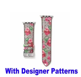 fashion G Flower designer Straps for Wach Band 42mm 38mm 40mm 44mm 45mm 41mm watchband Leather Bracelet Stripes iwatch 8 7 62744808