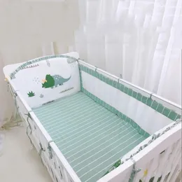 Summerka do łóżeczka z łóżeczkiem letnim Pure Cotton Childish Bedding Anticollision Crib Surround Soleble Fente Bencie 240220