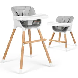 Детский стульчик для кормления Cowiewie, современный дизайн, стульчик для кормления для малышей, съемный регулируемый безопасный поднос для посудомоечной машины