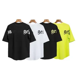 PA angels Novo mens t shirt designer camiseta gráfico tee algodão Tee verão mens camisa top designer camisa solta Tee Mens Casual Camisa Streetwear Shorts Manga Roupas