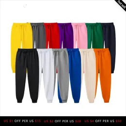 Sweatpants 2023 Nya män joggar varumärke manliga byxor casual byxor svettbyxor jogger 13 färg casual gym fitness träning tröjor