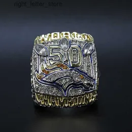 Rings Rings 2015 Denver Mustang Championship Ring Su per Bowl Fashion Accessories 240229