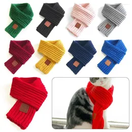 Köpek Kıyafet Kış Sıcak Örgü Küçük Orta Köpekler Pet Kedi Boyun Kostümleri Pug /Corgi /Noel Yakası Tımar Aksesuarları