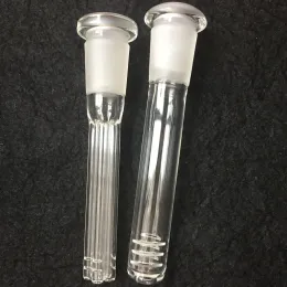3 tum sex beväpnade stamrörsglas i nedstammen 14 mm kvinna till 18 mm manlig frostad fog för glas bong vatten rör zz