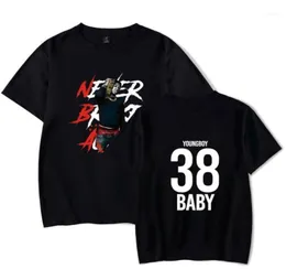 men039s tshirts tshirt Youngboy لم يكسر مرة أخرى الرجال للنساء Hiphop Boys and Girls Black Casual Street Wear Sleeve Ha8299826