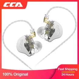 Headphones CCA CRA Hanging In Ear Wired HiFi Headset Monitor Headphones Noice Cancelling Sport Gamer Earbuds Earphones KZ ZEX Pro NRA CA4