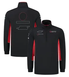 F1 2024 Team Half Zip Sweater Formel 1 New Season Driver Sweatshirt Jacket Racing Fans Pullover Mens Plus Size Slong Sleeve Tops