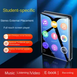 Giocatore Player Player Player Player Bluetooth 5.2 a schermo intero Walkman Sport Hifi Student Music Player MP4 Video Player FM/Ebook/Recorder