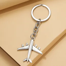 20pcs Airplane Keychain For Bags Small Gift Key Chain Jewelry Car Keyring Accessory 240223