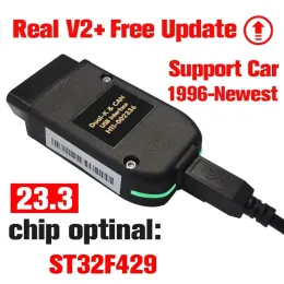 V2 23.3.1 22.9 z sprzętem hex interfejs USB ST32F429 Vag com COM Funkcja kodowania diagnostycznego aktualiza